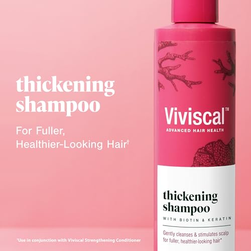 Viviscal Thickening Shampoo for Stronger Hair With Biotin and Keratin 250ml
| Viviscal Thickening Shampoo Reduces Hair